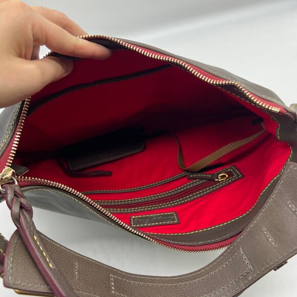 Dooney & Bourke Archives Florentine Medium Lucy Hobo Women Handbags Charcoal - Picture 4 of 16